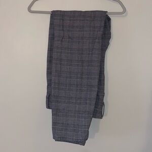 Size 20 Stretch Black, White, and Grey Plaid American Eagle Pants